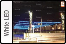 Cascada de luz, Cortina de luz irregular, , Luces de Navidad de muy bajo consumo