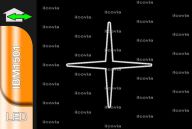 Etoile à 4 pointes 1,5m