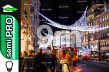 Kit réseaux de lumière led blanc froid 3x9m semi pro