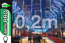 Kit goutte de lumière led blanc froid 0.2x10m semi pro