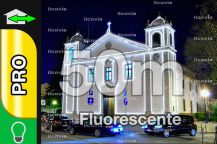 Cordon de lumière incandescent vert fluorescent 50m (micro ampoule)